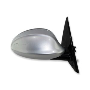 BMW 3 Series E90 E91 05-08 Right Side Electric Heated Door Mirror Silver + Gloss