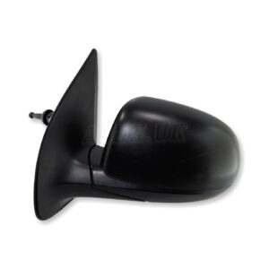 Hyundai i20 PB (2008-2012) Left Side Manual Adjustable Door Mirror Matte Black
