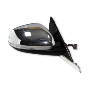 Jaguar XF X250 12-15 Right Side Power Folding Door Mirror Auto Dim Chrome 14-Wir