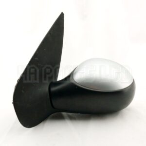 Peugeot 206 (04-09) Left Side Electric Heated Door Mirror Met Silver 96480965XT