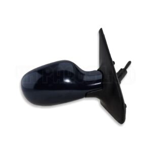 Renault Clio II MK2 (2001-2006) Right Side Manual Door Mirror Solid Dark Blue