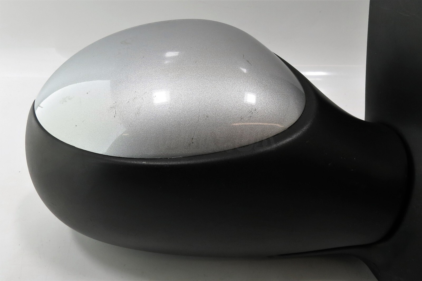 Peugeot 206 (02-09) Right Side Manual + Heated Door Mirror Met Silver 96480973XT - Image 3