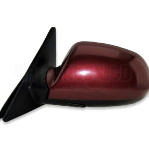 Hyundai Elantra XD (00-06) Left Side Electric Heated Door Mirror Dark Red