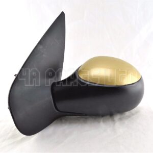 Peugeot 206 Hatch & SW /02-09 Left Side Manual Door Mirror Met Yellow 96437182XT