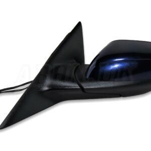 Mazda RX8 RX-8 (2003-2012) Left Side Electric Heated Door Mirror Met Dark Blue