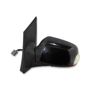 Ford Focus II MK2 (05 - 07) Left Side Electric Door Mirror/ Indicator Met Black