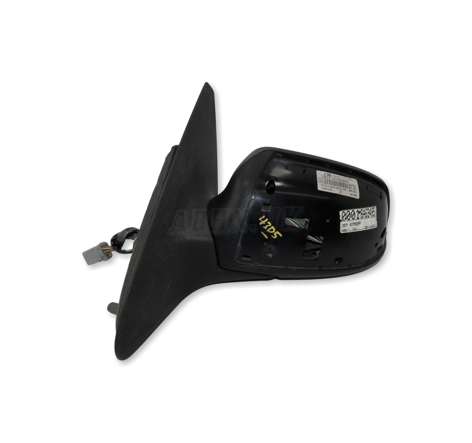 Ford Mondeo-III MK3 2004-2007 Left Side Power Folding Door Mirror Without Cover