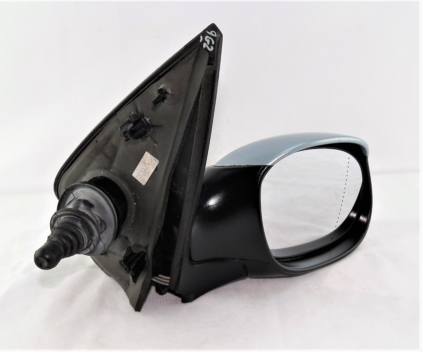 Peugeot 206 (02-09) Right Sid Manual Adjustable Door Mirror 96437176XT Ice-Blue - Image 2