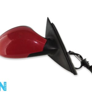Seat Ibiza Mk4 Type 6L (2002-2008) Right Side Manual Door Mirror 6L2857502E Red