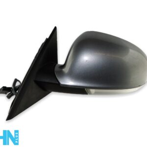 VW Passat B5.5 (2003-2005) Left Side Electric Heated Door Mirror Met United Grey
