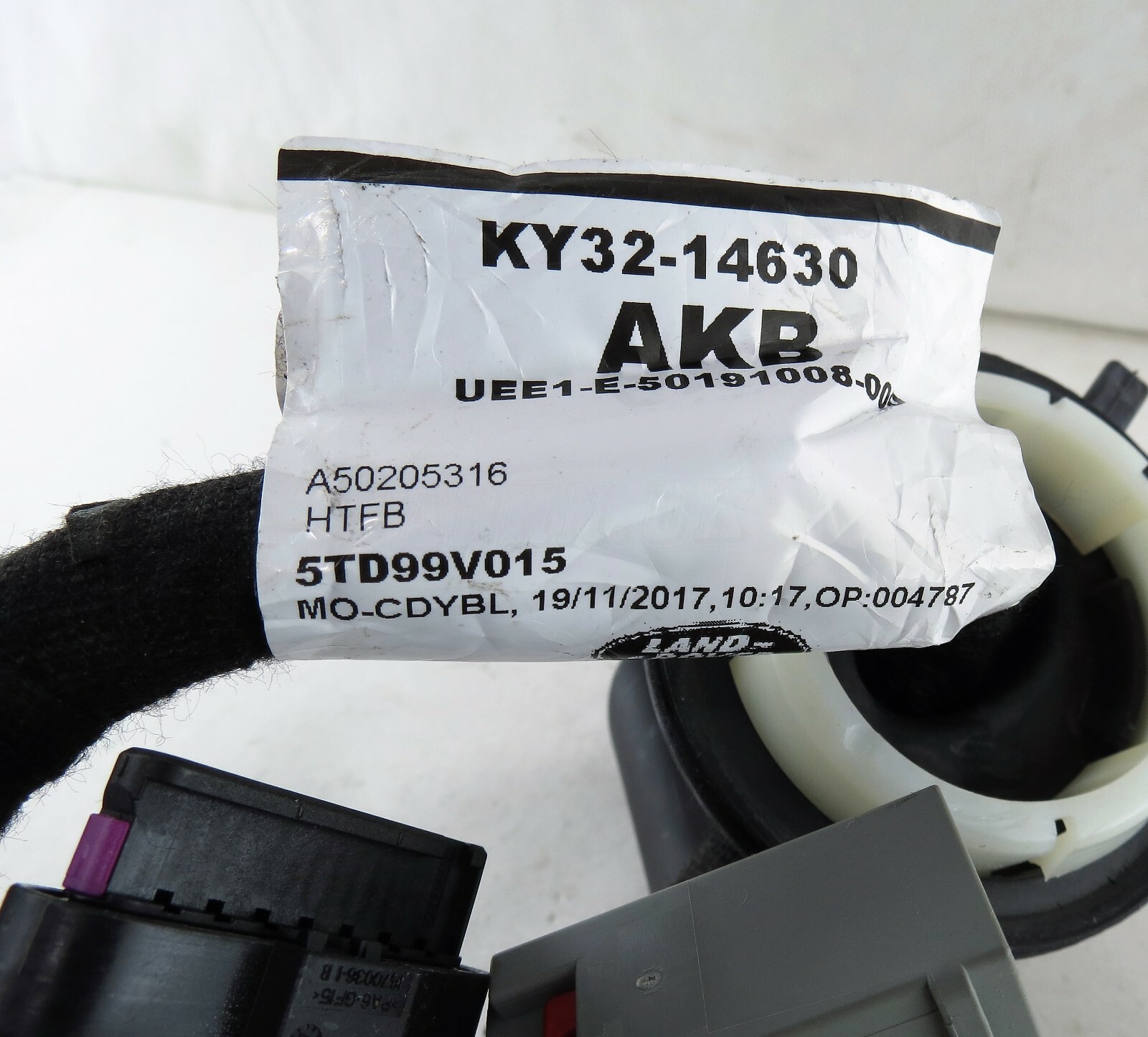 Discovery 5 MK5 L462 Front Passenger Door RHD Wiring Loom Harness MY32-14630-AKB - Image 7