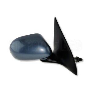 Fiat Bravo MK1 (1995-2001) Right Side Manual Door Mirror Metallic Steel Blue
