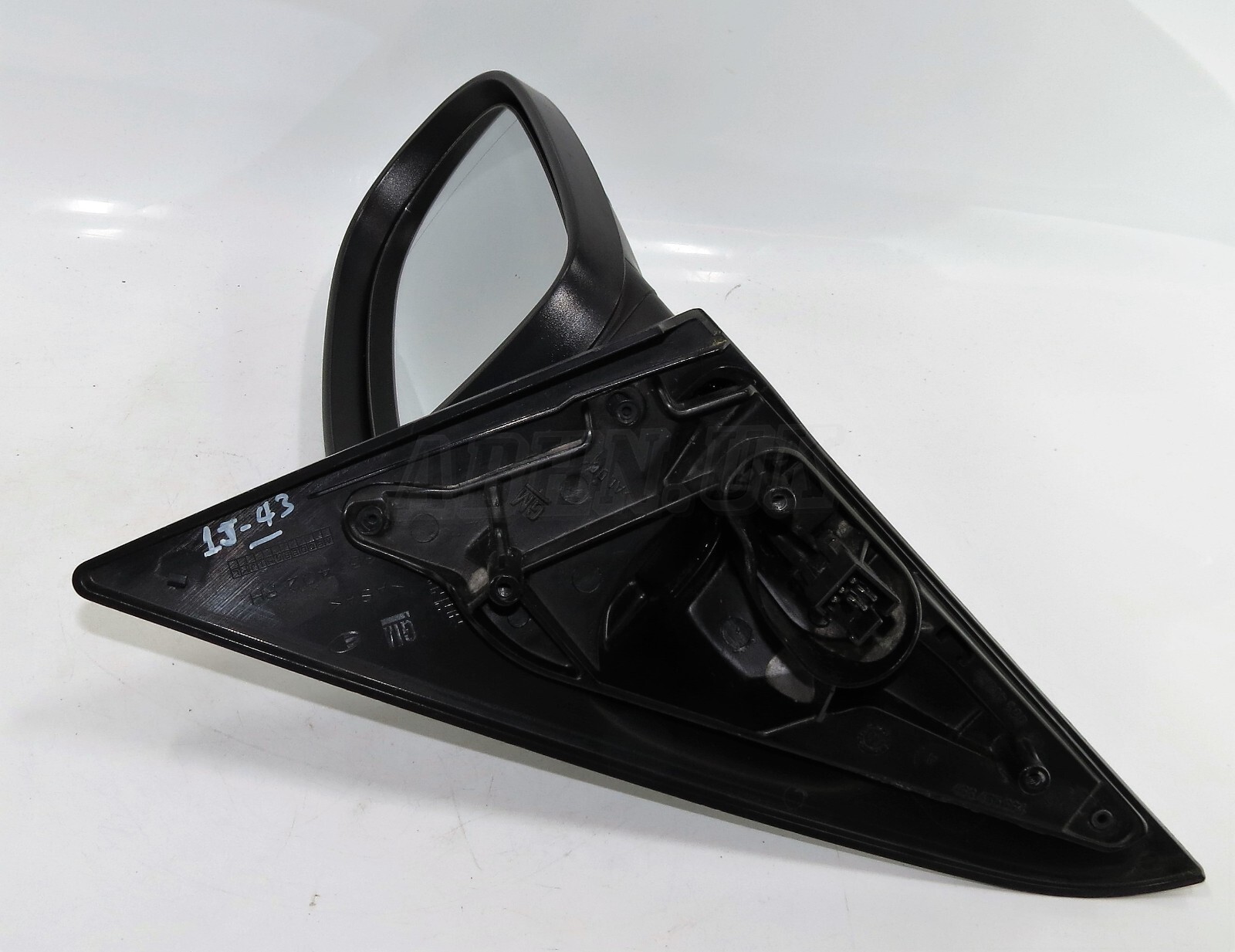Vauxhall Tigra B 04-09 Twintop Cabriolet Right Side Door Mirror Met Silver-Green - Image 6