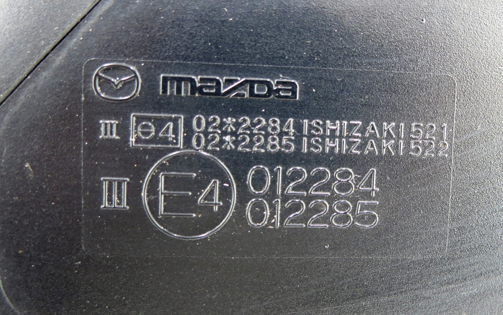 Mazda 5 CR19 (2005 -2010) Right Side Electric Heated Door Mirror Met Galaxy Grey - Image 8