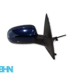 Vauxhall (Opel) Corsa C /00-06 Right Side Manual Wing Mirror Met Ultra Blue