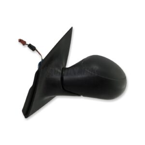 Citroen C2 JM MK1 /03-09 Left Side Power Folding Heated Door Mirror Black 7-Wire