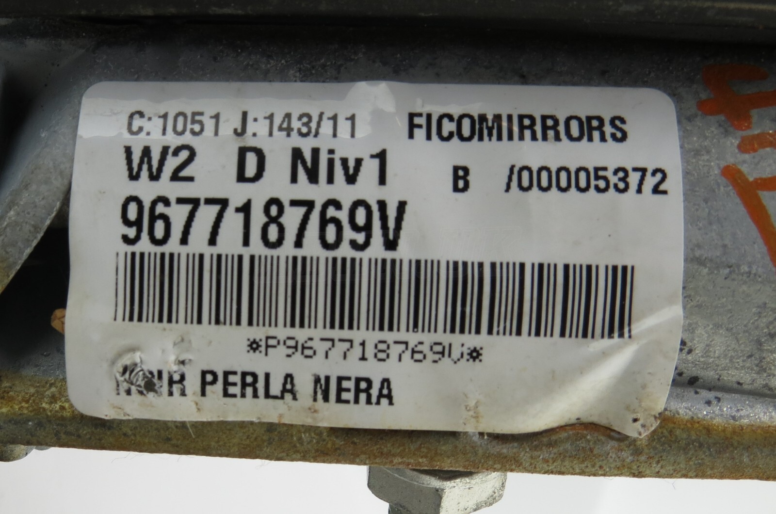 Peugeot 508 MK1 /10-18 Manual Folding Right Wing Mirror 967718769V 8-Wires Black - Image 10