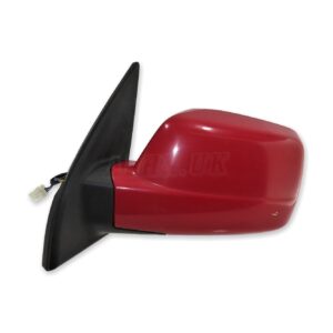 Nissan X-Trail T30 (01- 07) Left Side Electric Door Mirror Red 3-Wires/ No Glass