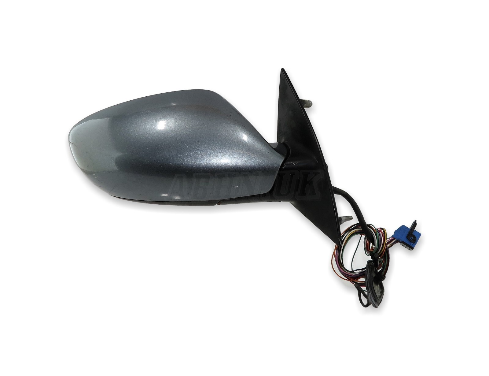 Peugeot 607 9D (2000-2011) Right Side Electric Heated + Memory Door Mirror Grey