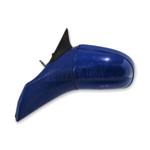 Vauxhall Opel Corsa-B /93-00 Left Side Manual Adjustable Door Mirror Solid Blue