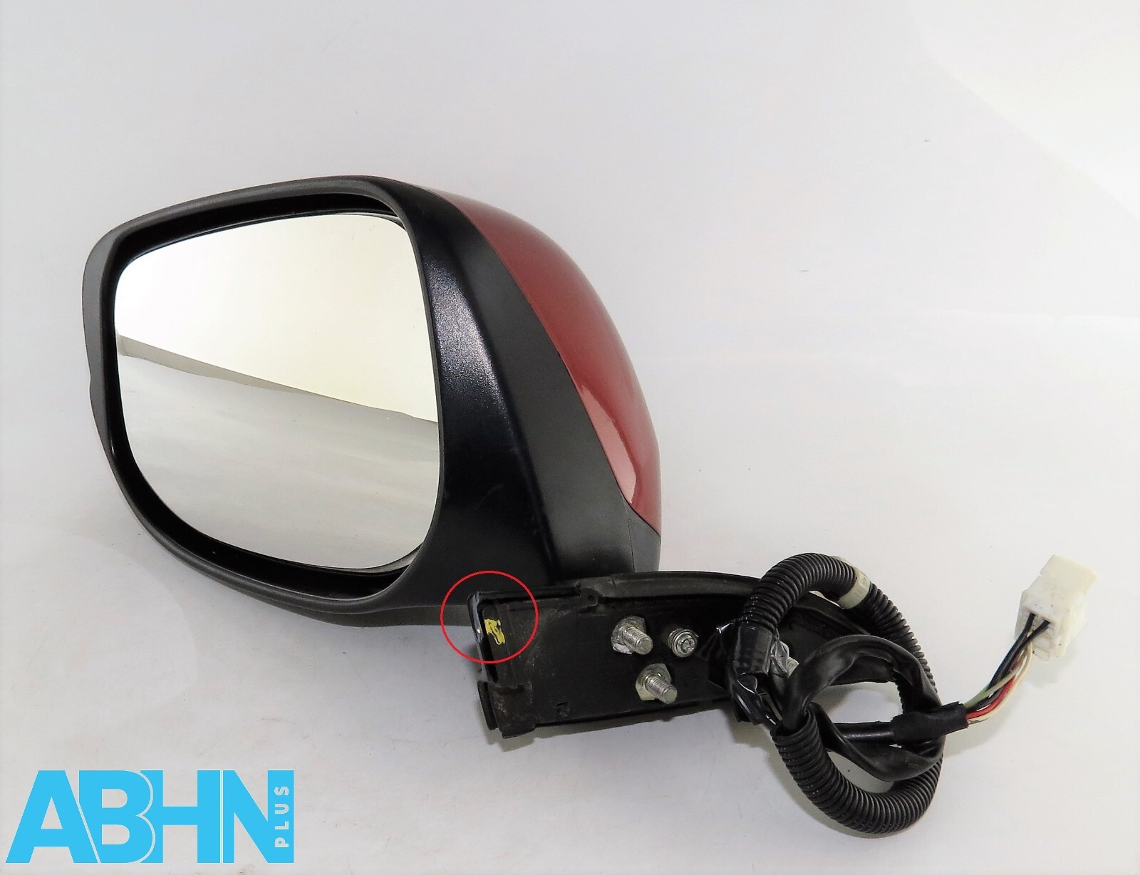Honda Jazz MK3 (08 - 14) Left Side Power Folding Wing Mirror 9-Wires Passion Red - Image 2