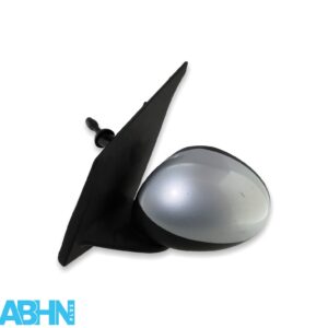 Toyota Aygo Citroen C1 107 Mk1 (05-14) Manual Left Door Mirror Metallic Silver