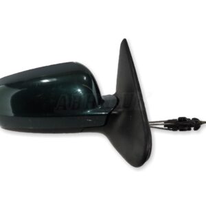 Seat Leon 1M Pre-Facelift (99-02) Right Side Manual Adjust Wing Mirror Met Green