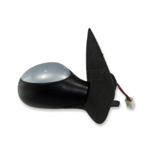 Peugeot 206/ SW 02-04 Right Side Electric Door Mirror 96432622XT Met Silver-Blue