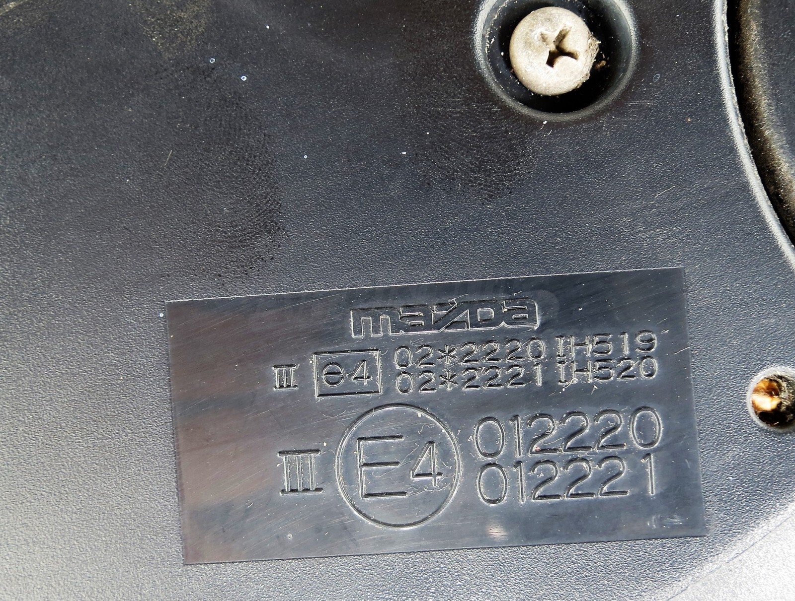 Mazda 3 MK1 BK 03-09 Right Side Electric Heated Door Mirror Brilliant Carbon Gre - Image 8