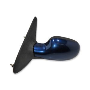 Renault Megane MK1 (99-03) Convertible Left Side Electric Door Mirror Met Blue