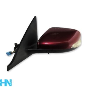 Volvo S40 V50 (04-07) Left Side Electric Heated Door Mirror Met Dark Red 8-Wires