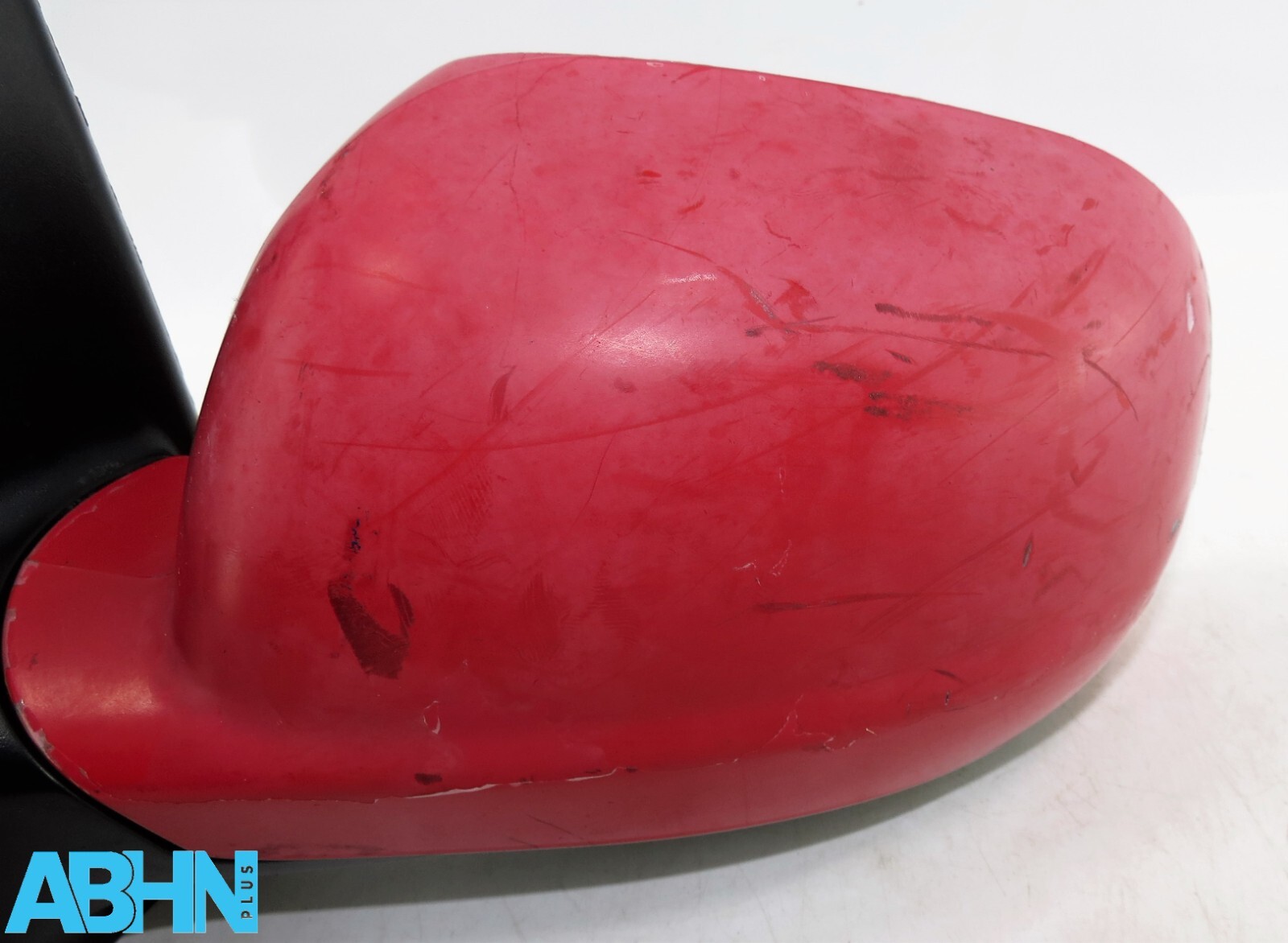 VW Lupo 6X Seat Arosa 6H (97 - 05) Left Side Manual Short Door Mirror Solid Red - Image 4