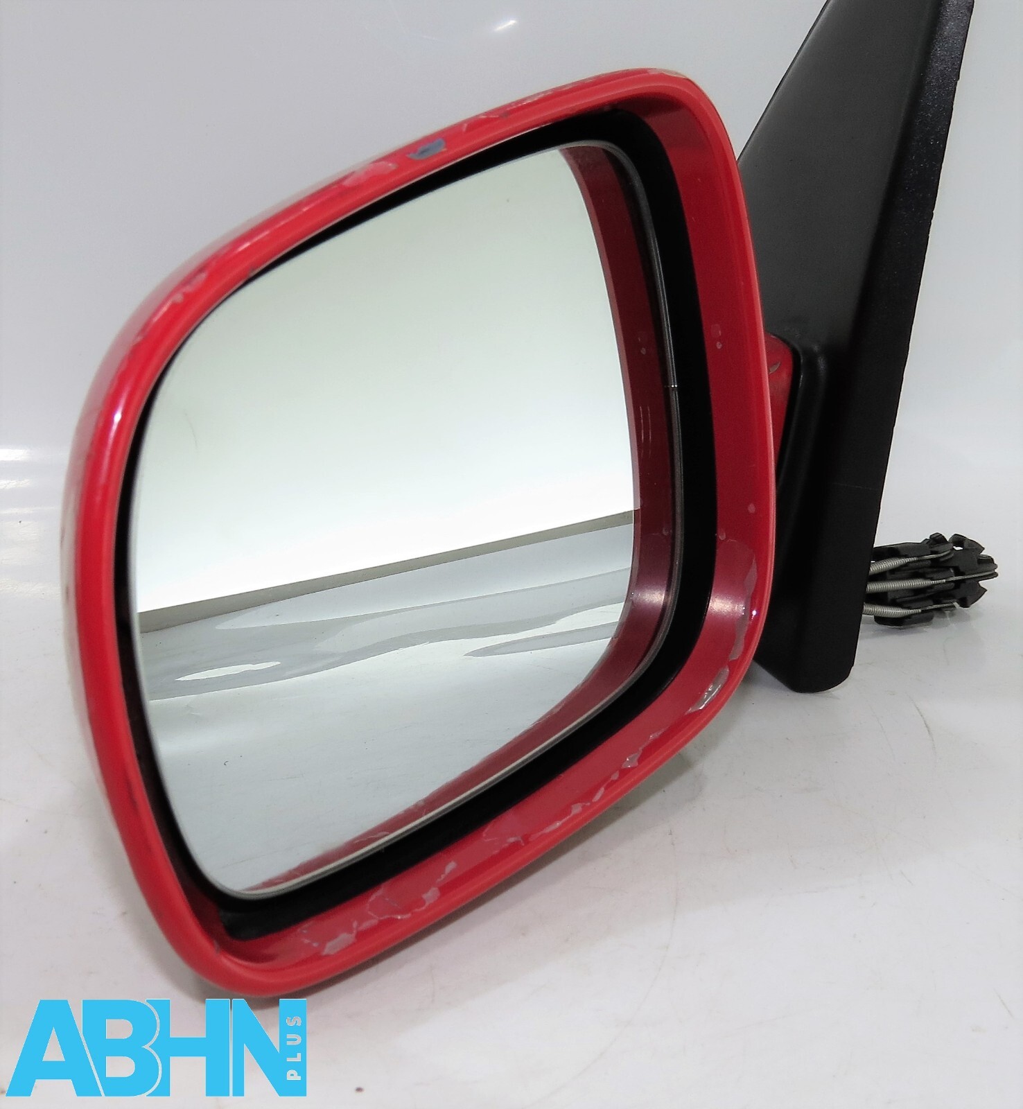 VW Lupo 6X Seat Arosa 6H (97 - 05) Left Side Manual Short Door Mirror Solid Red - Image 5