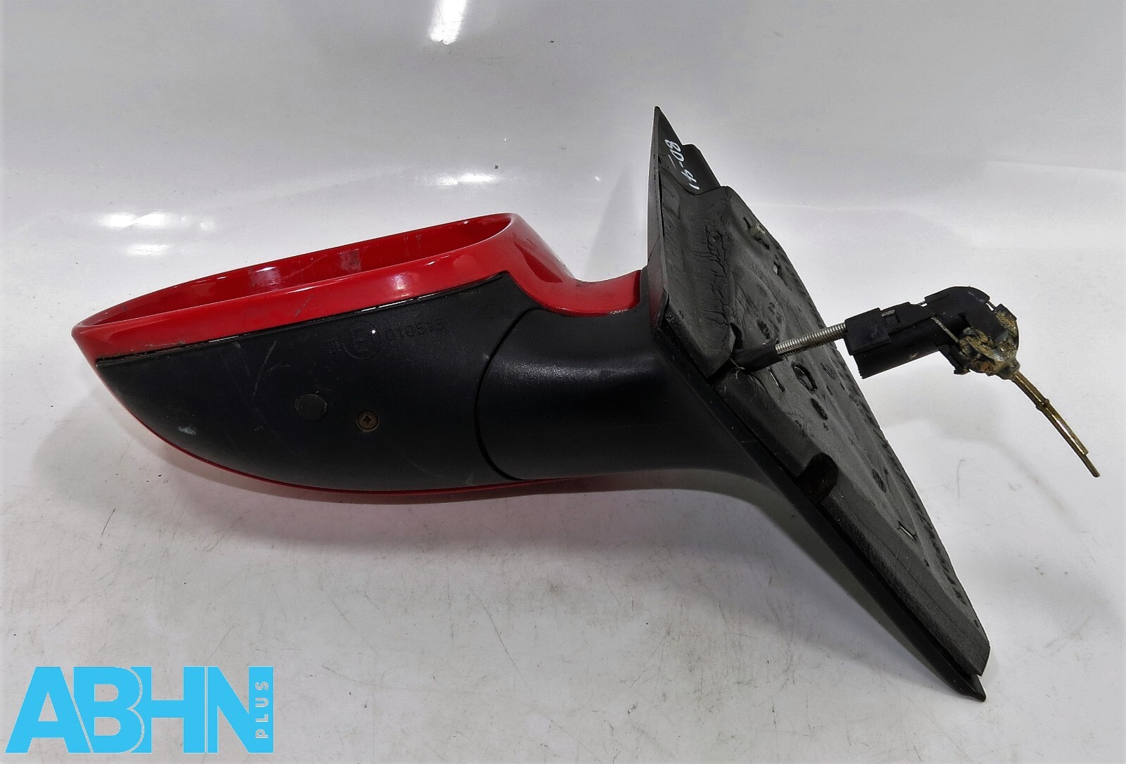 VW Lupo 6X Seat Arosa 6H (97 - 05) Left Side Manual Short Door Mirror Solid Red - Image 8
