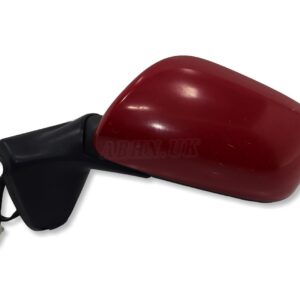 Toyota Auris E15 (06-12) Left Side Electric Heated Door Mirror Solid Red 5-Wires