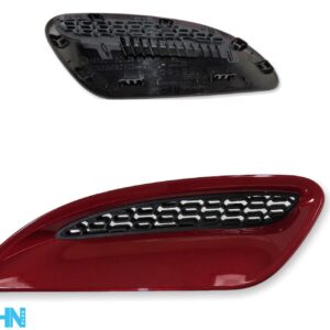 MX53-16C629-CC Jaguar F-Type Genuine Left Side Bonnet Vent Grille Trim Red CAH