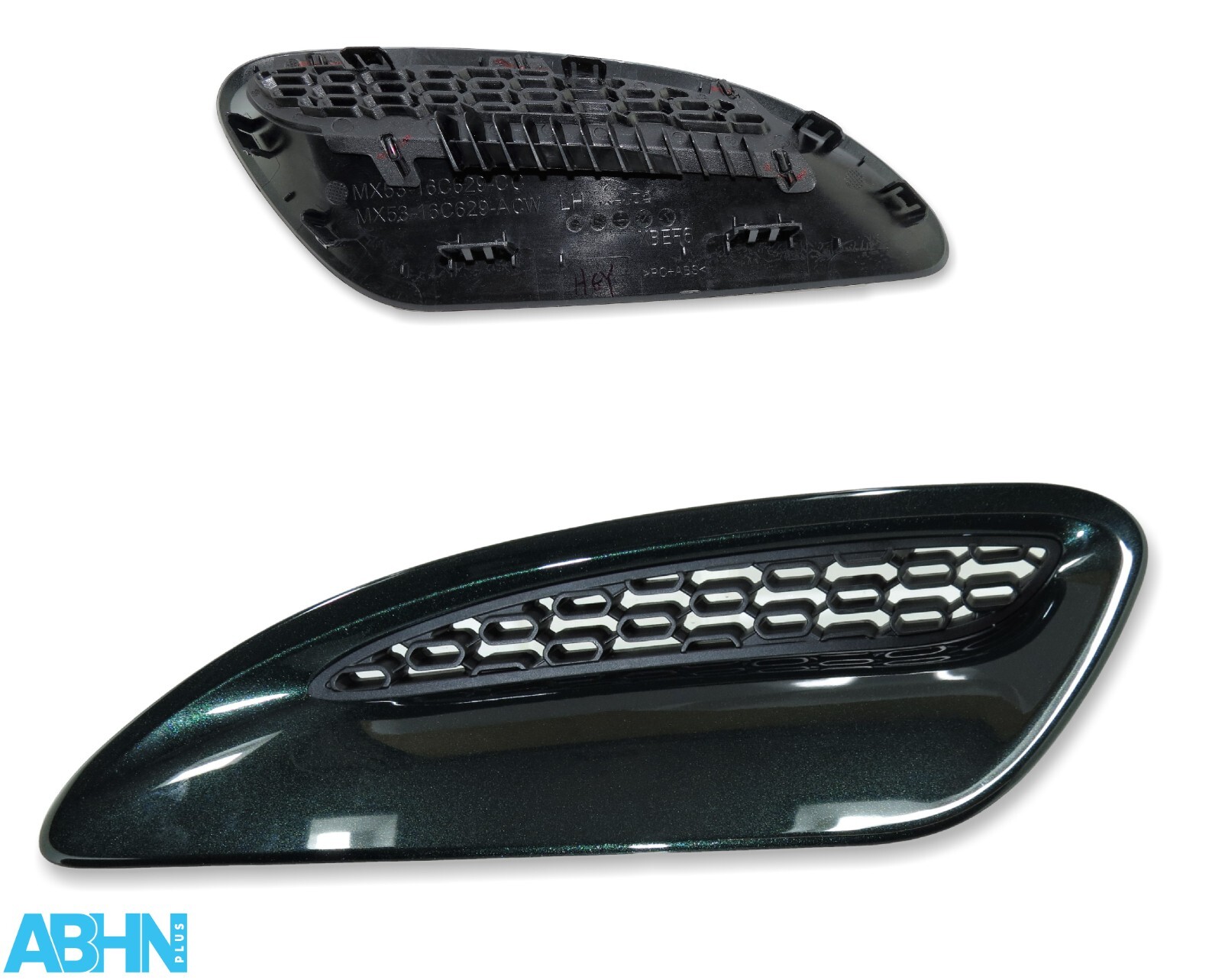 MX53-16C629-CC Jaguar F-Type Genuine Left Side Bonnet Vent Grille Trim Green HGY