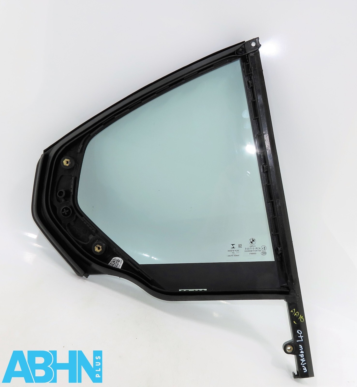 7956343 BMW 3 Series G20 Genuine Rear Left Passenger Side Door Quarter Glass - Image 2