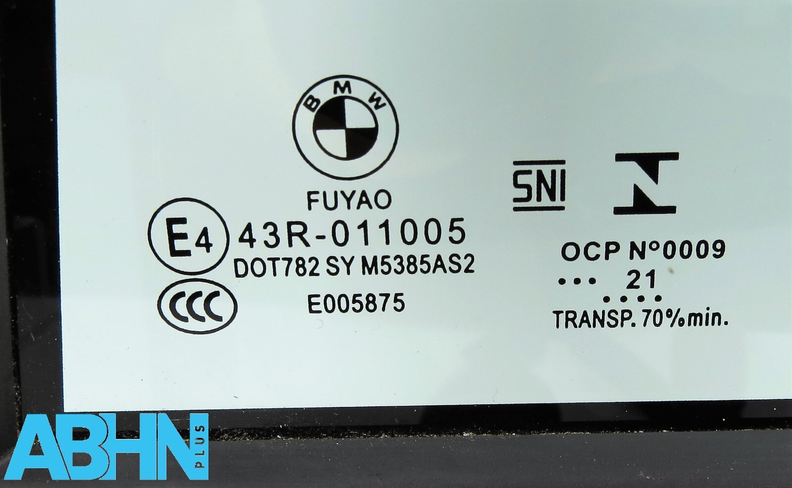 7956343 BMW 3 Series G20 Genuine Rear Left Passenger Side Door Quarter Glass - Image 3