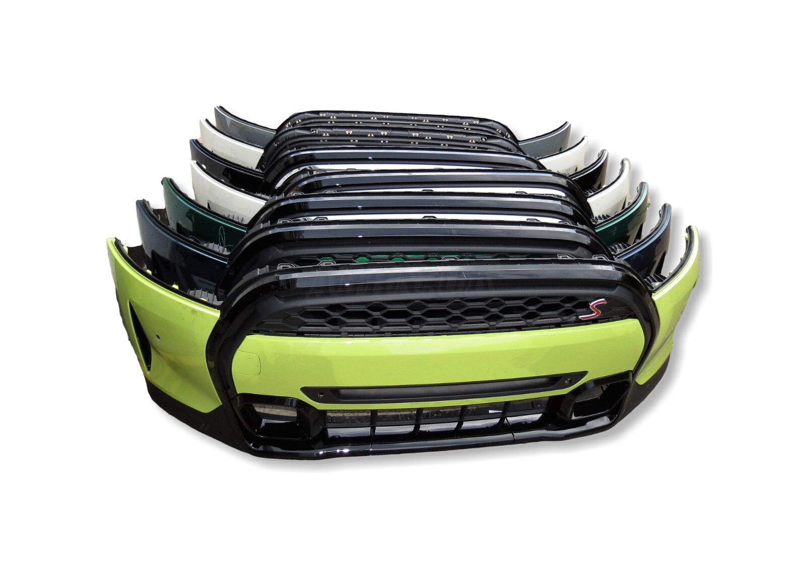 Fits Mini Clubman S F54 Sport Genuine Bare Front Bumper PDC Holes Rooftop Grey - Image 11