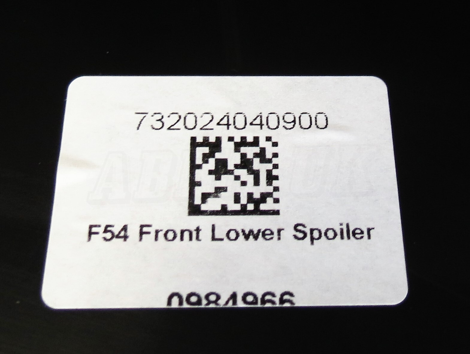 Mini Clubman F54 LCi2 Front Bare Bumper AeroKit Enigmatic Black 4 PCD Holes * - Image 8