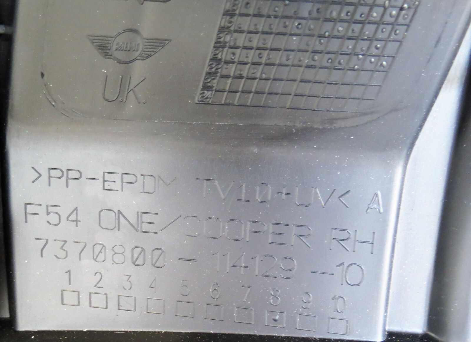 Mini Clubman F54 LCi2 Front Bare Bumper AeroKit Enigmatic Black 4 PCD Holes * - Image 9