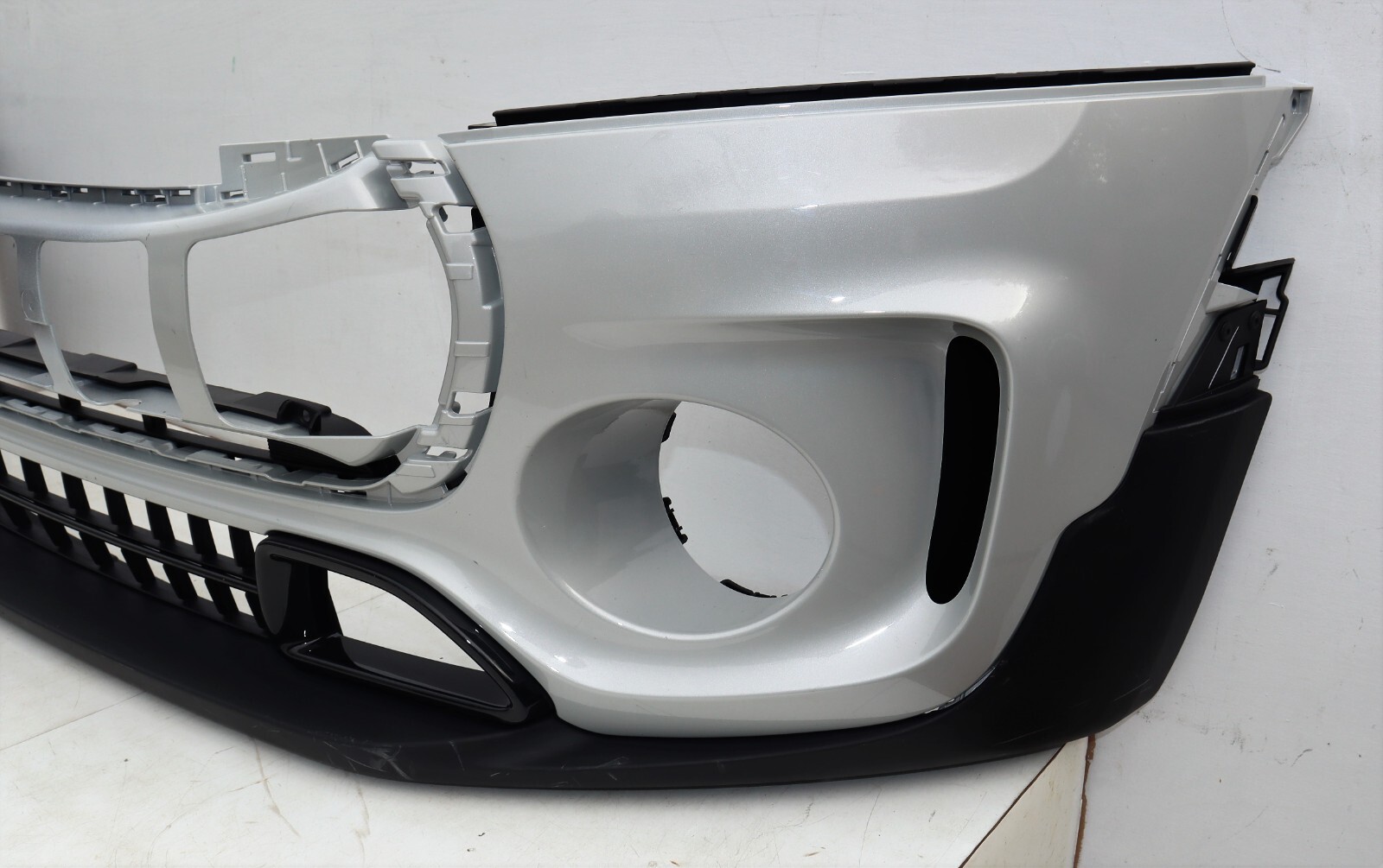 Mini Clubman F54 Sport Genuine Front Bumper 2 PDC Fog Light White Silver * - Image 5
