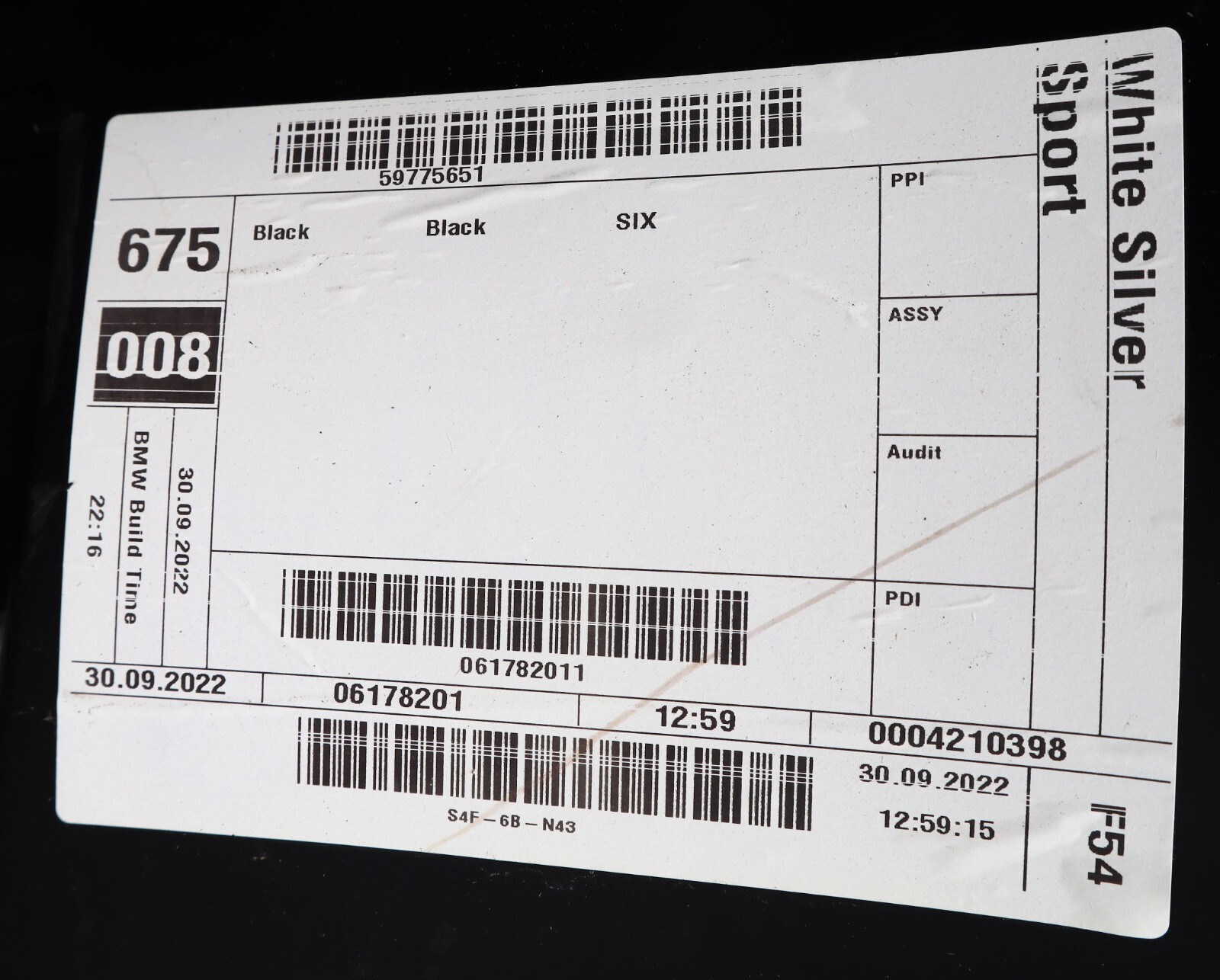 Mini Clubman F54 Sport Genuine Front Bumper 2 PDC Fog Light White Silver * - Image 18