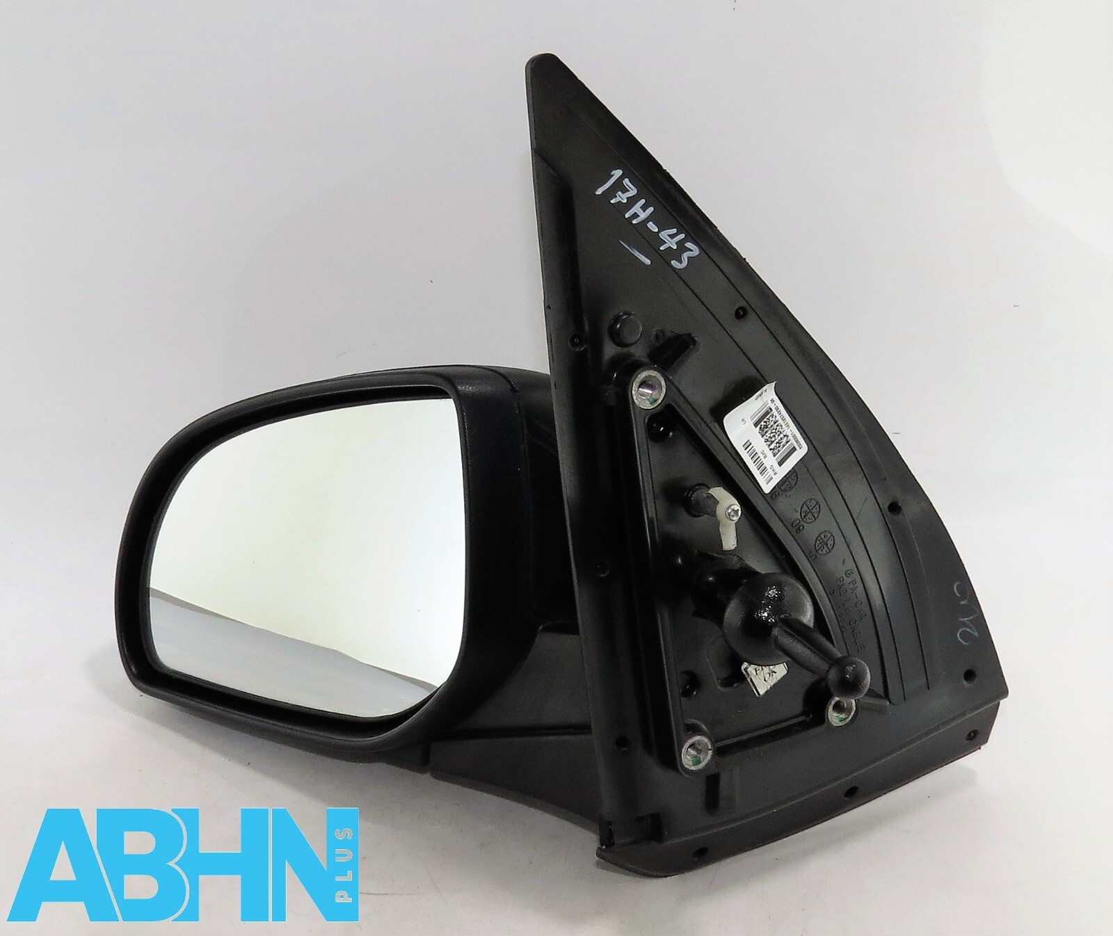 Hyundai i10 PA MK1 (2007-2013) Left Side Manual Adjustable Door Mirror Grained - Image 2