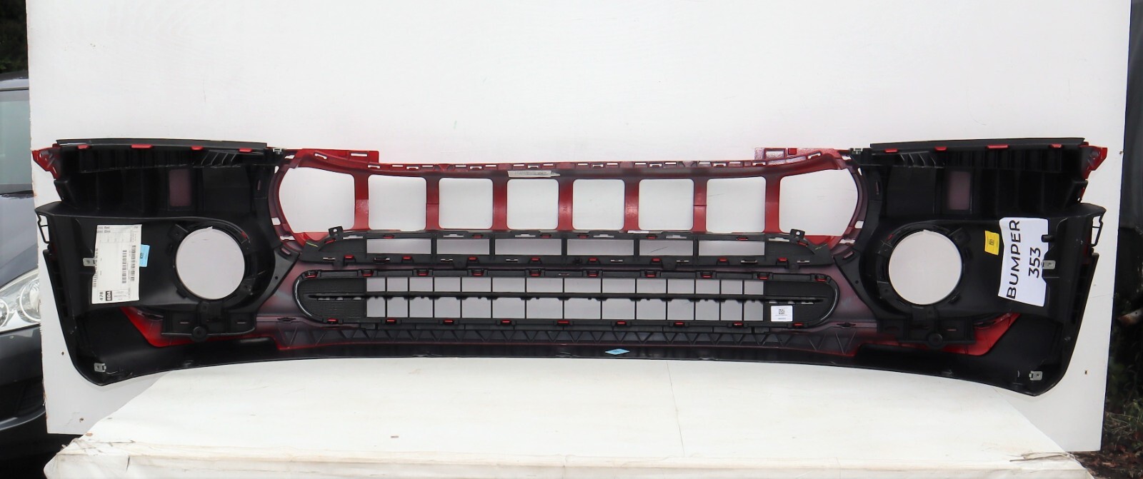 Mini Clubman F54 Mini One Genuine Front Bumper No PDC 2 Fog Light Chili Red - Image 6