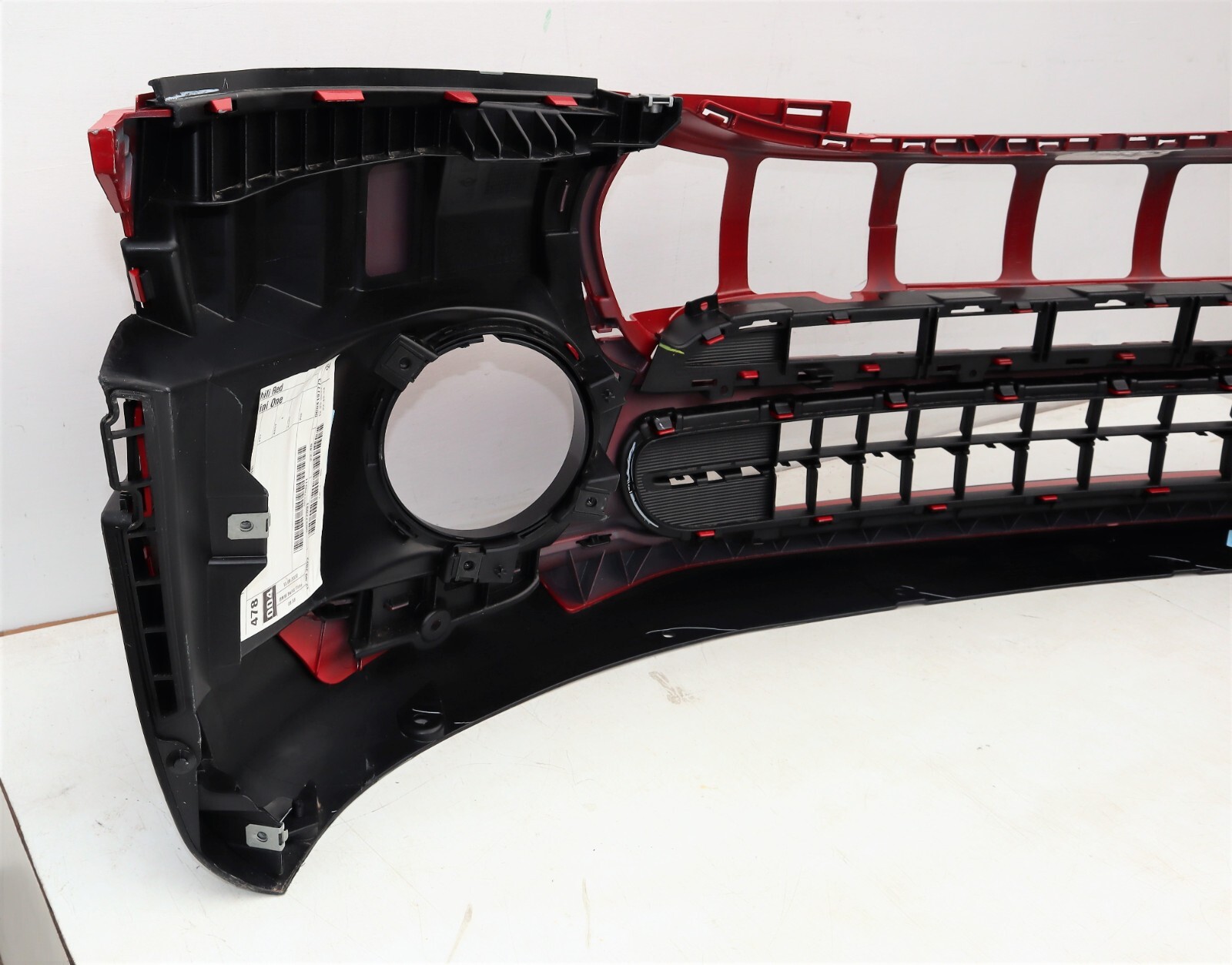 Mini Clubman F54 Mini One Genuine Front Bumper No PDC 2 Fog Light Chili Red - Image 9
