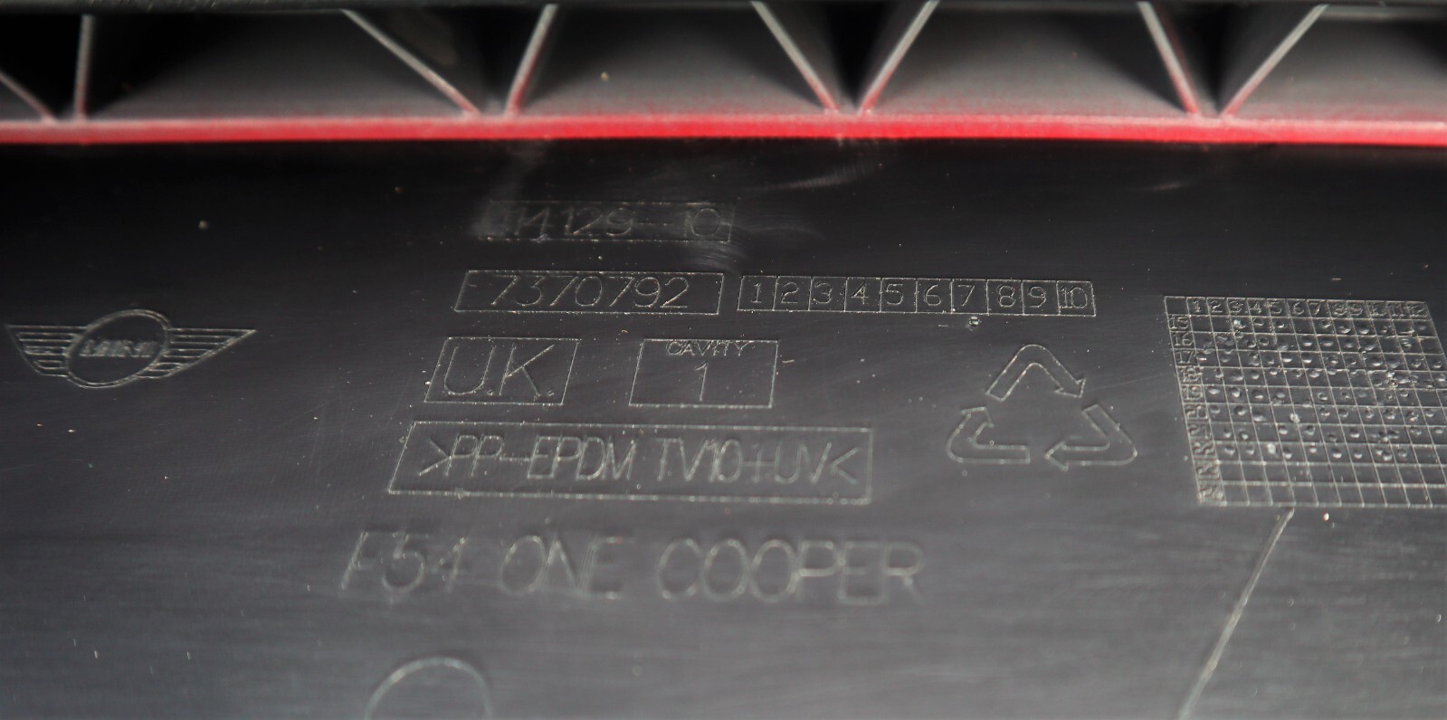 Mini Clubman F54 Mini One Genuine Front Bumper No PDC 2 Fog Light Chili Red - Image 15