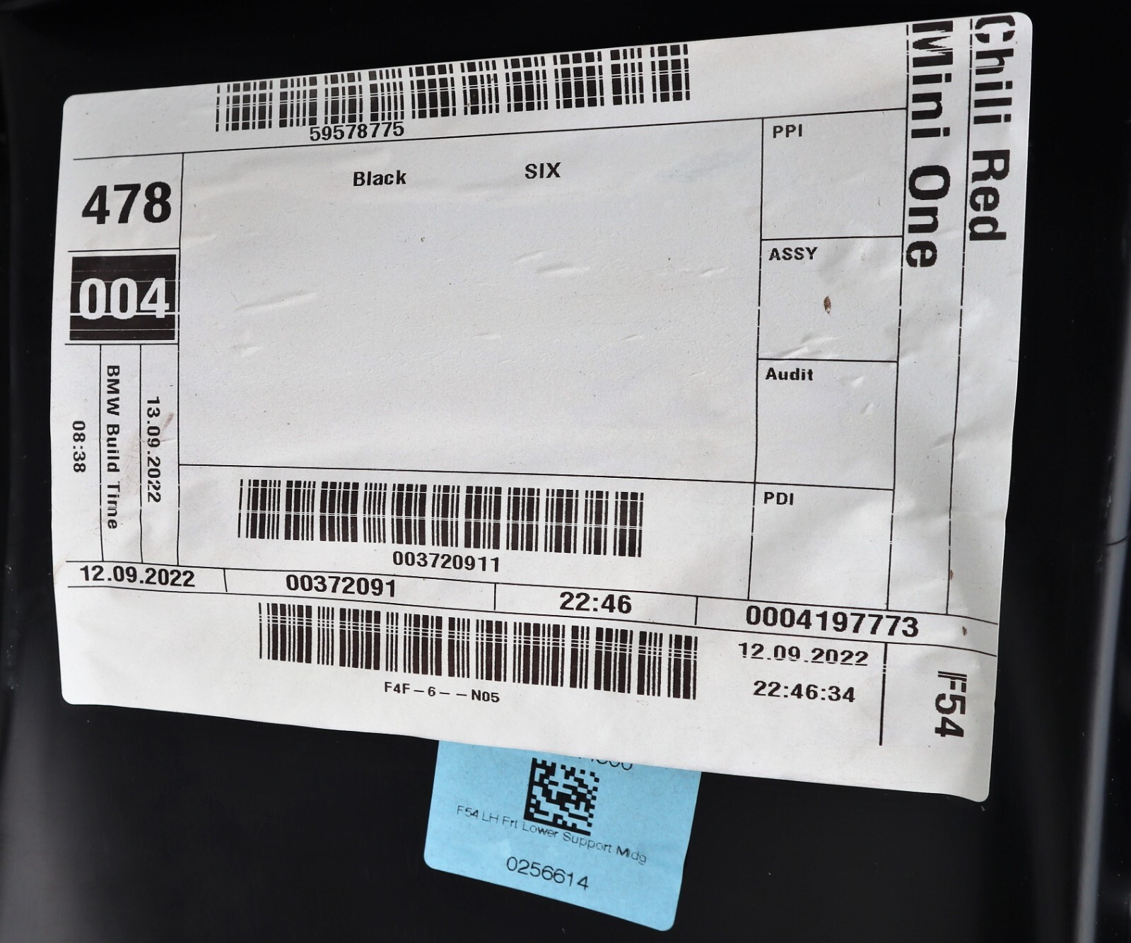 Mini Clubman F54 Mini One Genuine Front Bumper No PDC 2 Fog Light Chili Red - Image 16