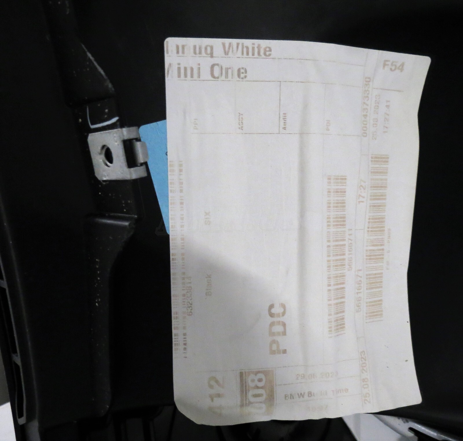 Mini Clubman Mini One F54 LCi2 2014-19 Front Bumper Fog PDC Nanuq White - Image 16